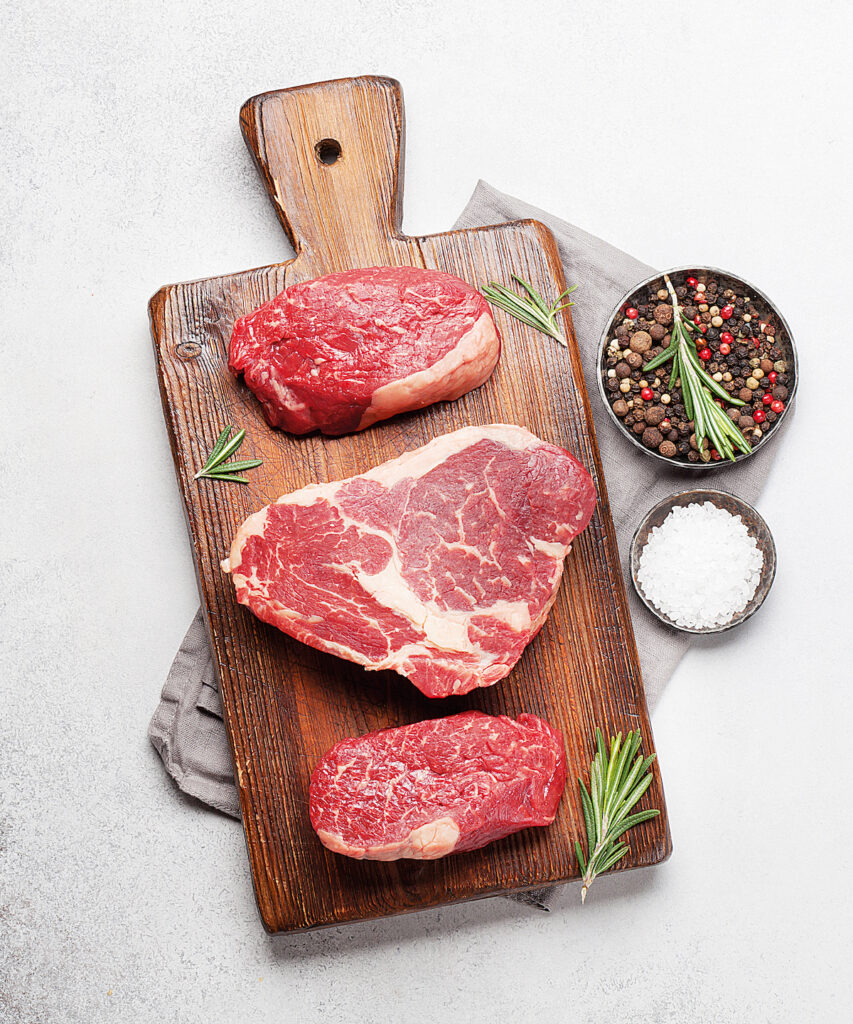 morceaux de boeuf bio