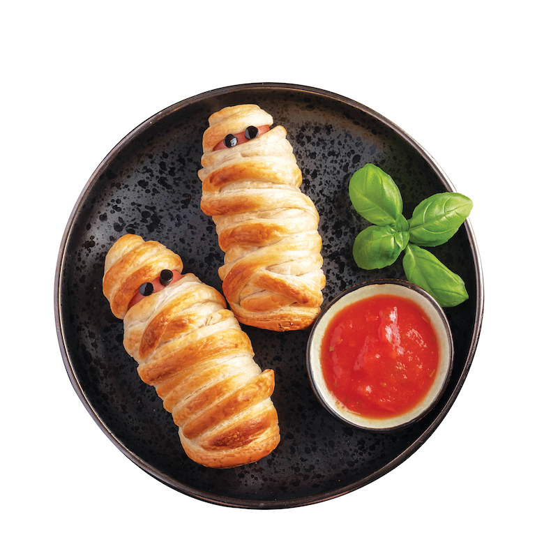 momies feuilletées pour Halloween