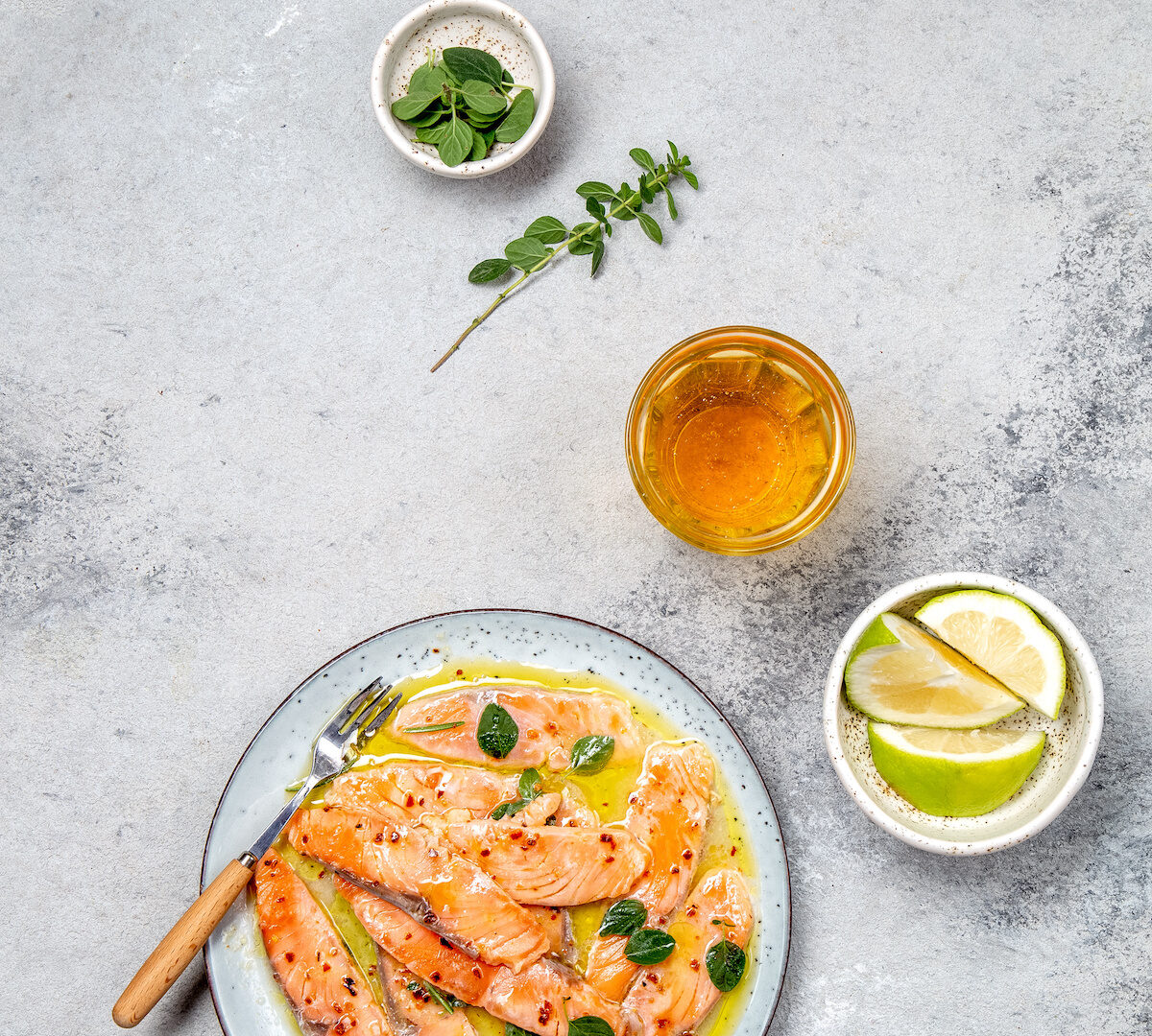 saumon aux vinaigres