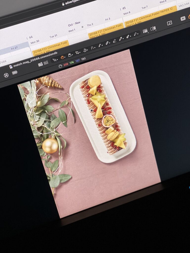 shooting photo buche glacée